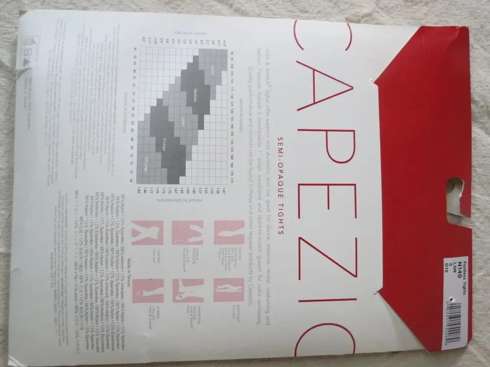 Capezio new packaging